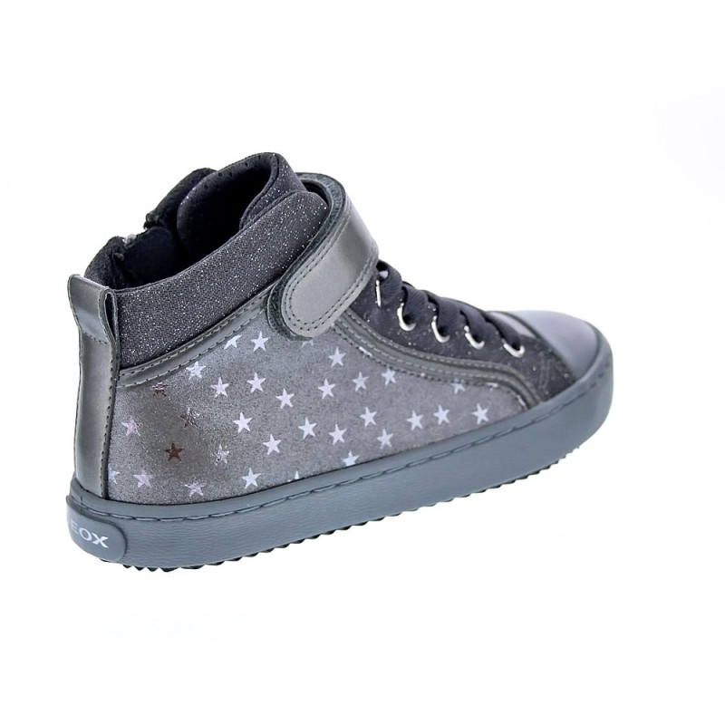 Zapatillas botas Geox zapatos Niña modelo Kalispera Gris Elástico