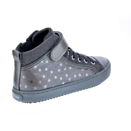 Zapatillas botas Geox zapatos Niña modelo Kalispera Gris Elástico