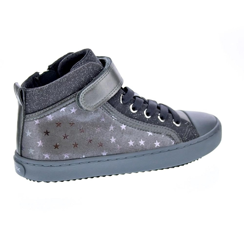 Zapatillas botas Geox zapatos Niña modelo Kalispera Gris Elástico