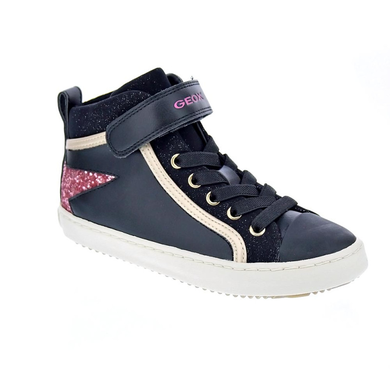 Zapatillas botas Geox zapatos Niña modelo Kalispera Negro 