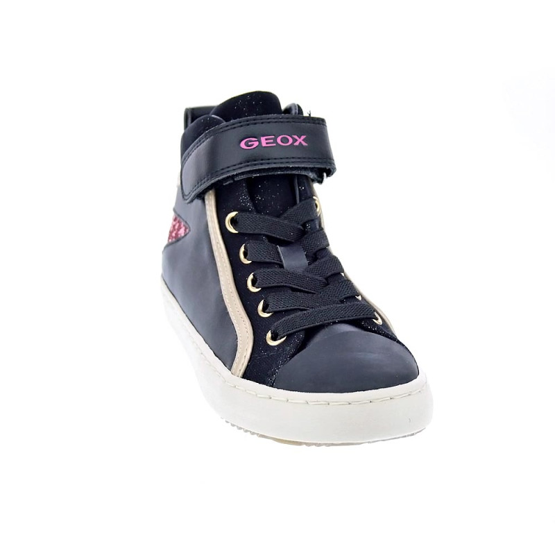 Zapatillas botas Geox zapatos Niña modelo Kalispera Negro 