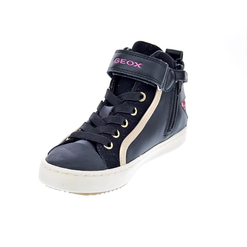 Zapatillas botas Geox zapatos Niña modelo Kalispera Negro 