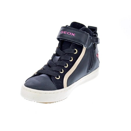 Zapatillas botas Geox zapatos Niña modelo Kalispera Negro 
