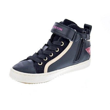 Zapatillas botas Geox zapatos Niña modelo Kalispera Negro 