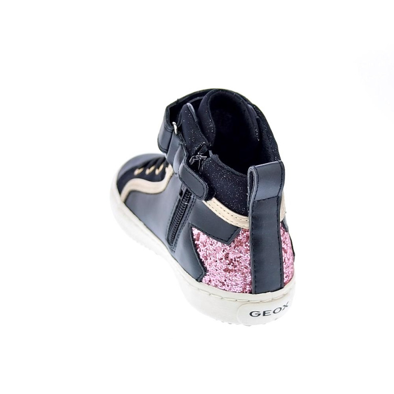 Zapatillas botas Geox zapatos Niña modelo Kalispera Negro 