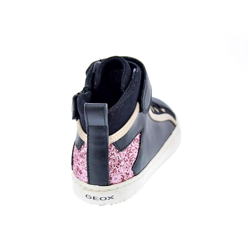 Zapatillas botas Geox zapatos Niña modelo Kalispera Negro 