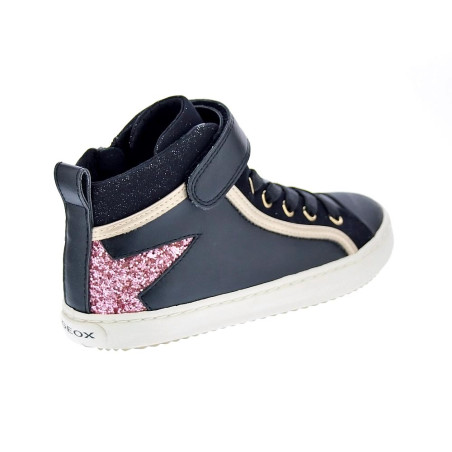 Zapatillas botas Geox zapatos Niña modelo Kalispera Negro 
