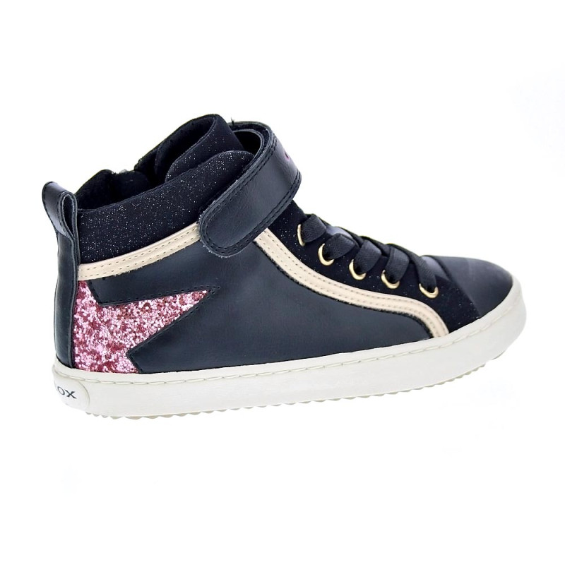 Zapatillas botas Geox zapatos Niña modelo Kalispera Negro 