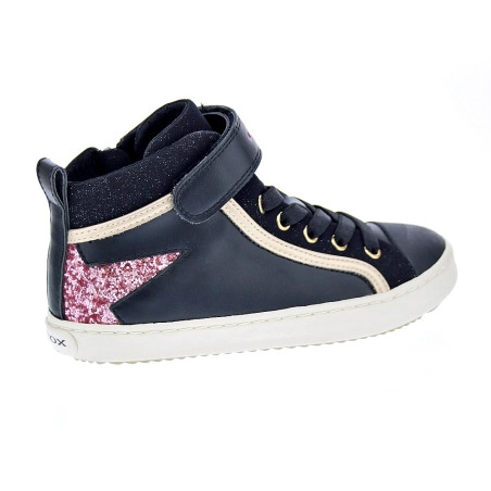 Zapatillas botas Geox zapatos Niña modelo Kalispera Negro 