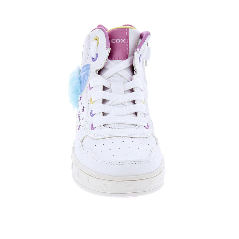 Zapatillas botas Geox zapatos Niña modelo Skylin Blanco 