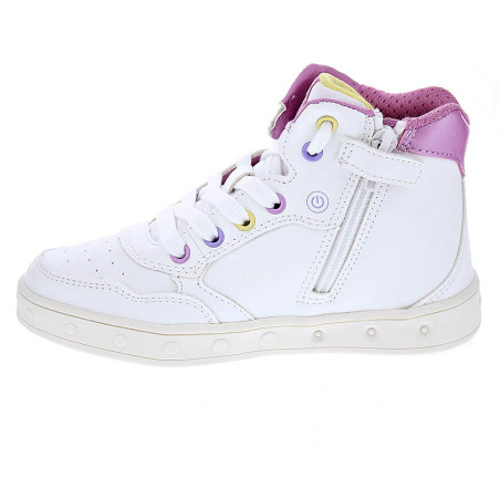 Zapatillas botas Geox zapatos Niña modelo Skylin Blanco 