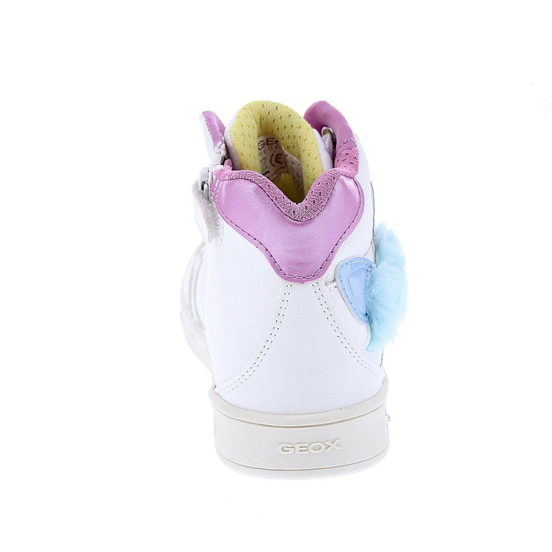 Zapatillas botas Geox zapatos Niña modelo Skylin Blanco 