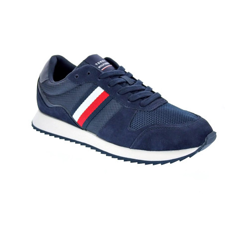 Zapatillas Tommy Hilfiger zapatos Hombre modelo Runner Evo Azul 