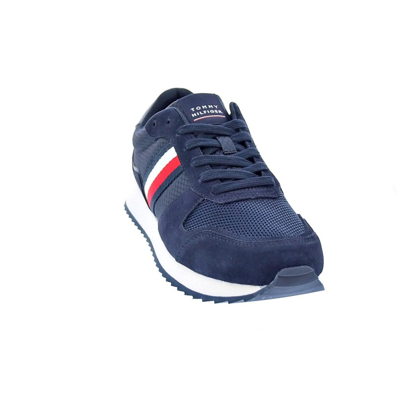 Zapatillas Tommy Hilfiger zapatos Hombre modelo Runner Evo Azul 