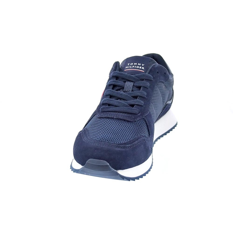 Zapatillas Tommy Hilfiger zapatos Hombre modelo Runner Evo Azul 