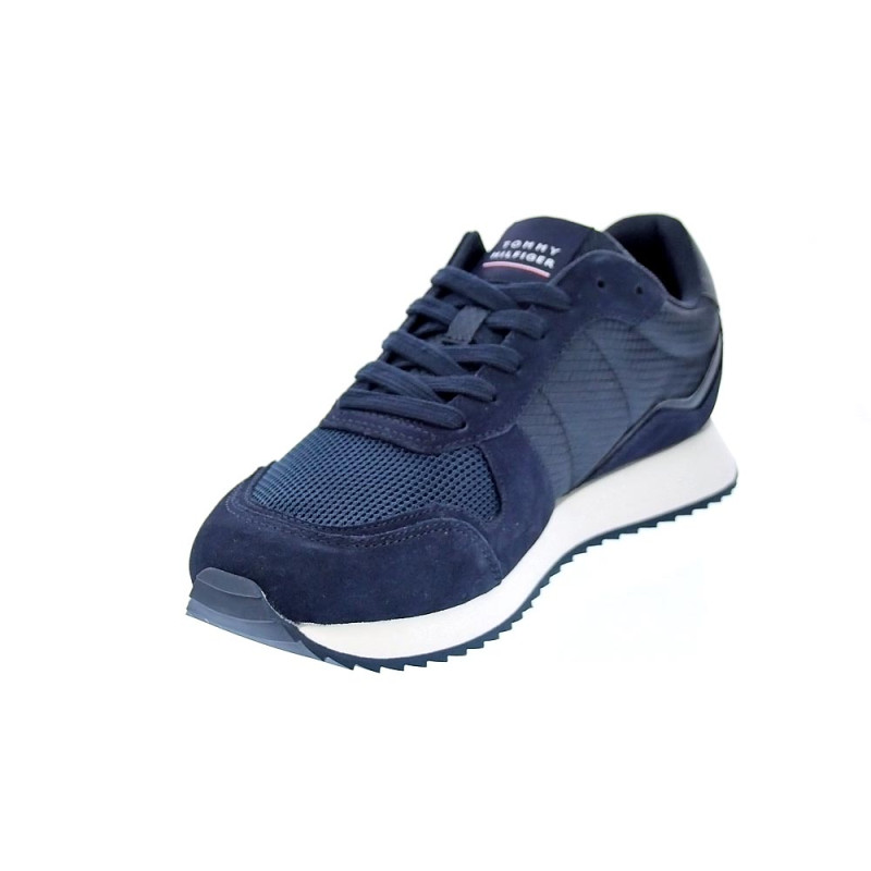Zapatillas Tommy Hilfiger zapatos Hombre modelo Runner Evo Azul 