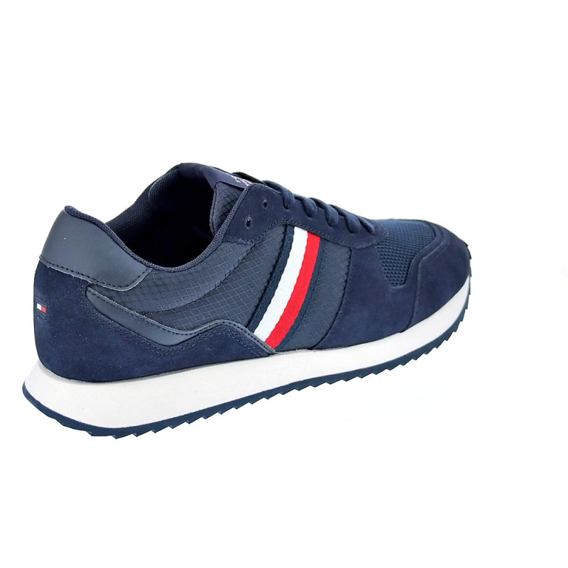 Zapatillas Tommy Hilfiger zapatos Hombre modelo Runner Evo Azul 