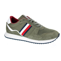 Zapatillas Tommy Hilfiger zapatos Hombre modelo Runner Evo Verde  2