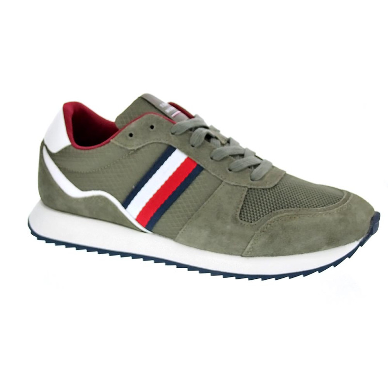 Zapatillas Tommy Hilfiger zapatos Hombre modelo Runner Evo Verde 