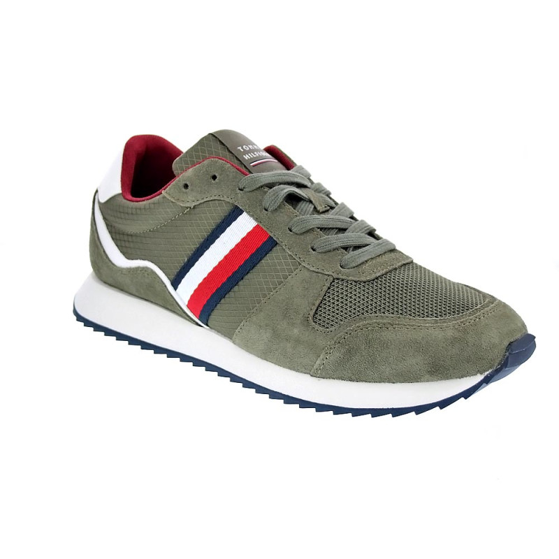 Zapatillas Tommy Hilfiger zapatos Hombre modelo Runner Evo Verde 
