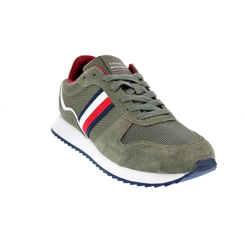 Zapatillas Tommy Hilfiger zapatos Hombre modelo Runner Evo Verde 
