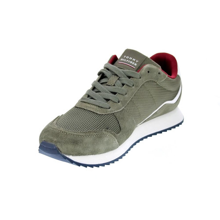 Zapatillas Tommy Hilfiger zapatos Hombre modelo Runner Evo Verde 