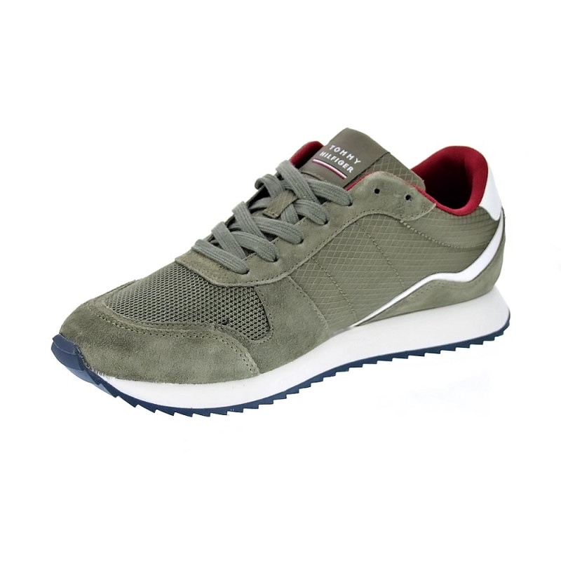 Zapatillas Tommy Hilfiger zapatos Hombre modelo Runner Evo Verde 