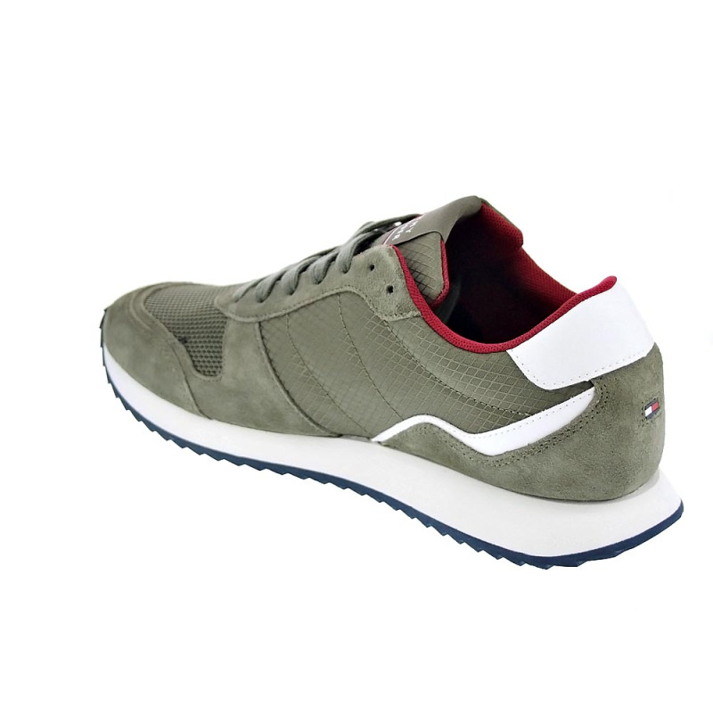 Zapatillas Tommy Hilfiger zapatos Hombre modelo Runner Evo Verde 