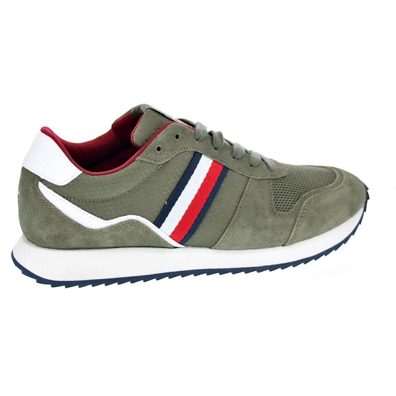 Zapatillas Tommy Hilfiger zapatos Hombre modelo Runner Evo Verde 