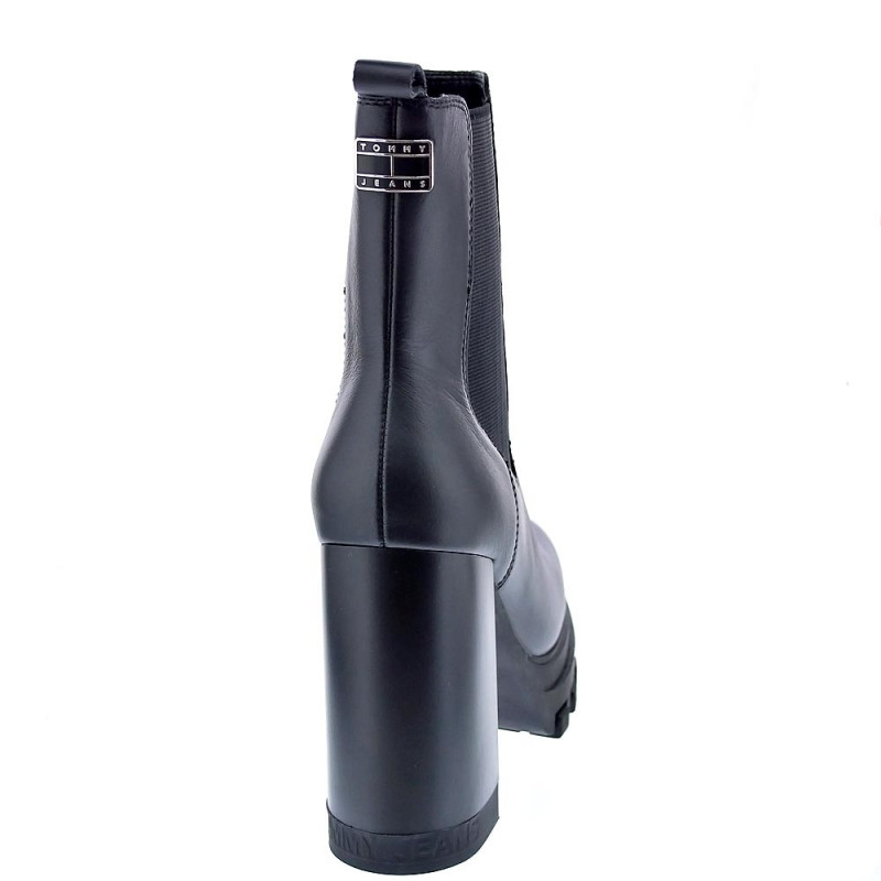 Botines Tommy Hilfiger zapatos Mujer modelo Chelsea Negro 