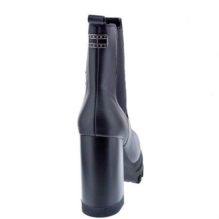 Botines Tommy Hilfiger zapatos Mujer modelo Chelsea Negro 