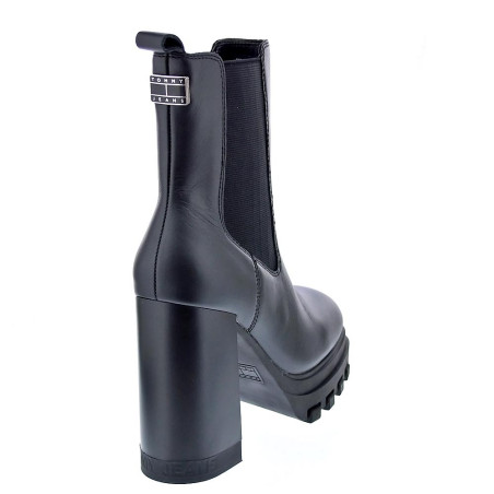 Botines Tommy Hilfiger zapatos Mujer modelo Chelsea Negro 