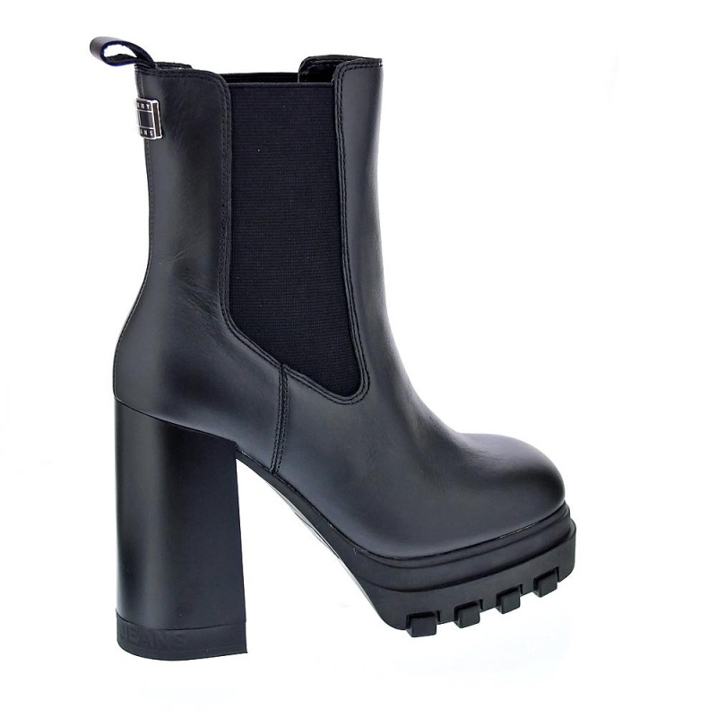Botines Tommy Hilfiger zapatos Mujer modelo Chelsea Negro 