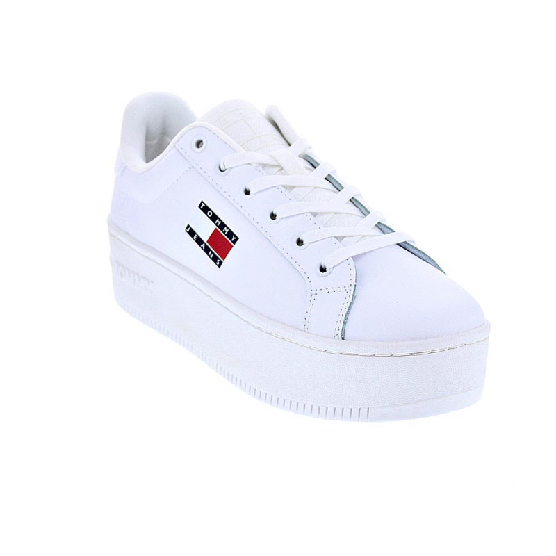 Zapatillas Tommy Hilfiger zapatos Mujer modelo Flatform Blanco 