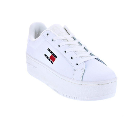 Zapatillas Tommy Hilfiger zapatos Mujer modelo Flatform Blanco 