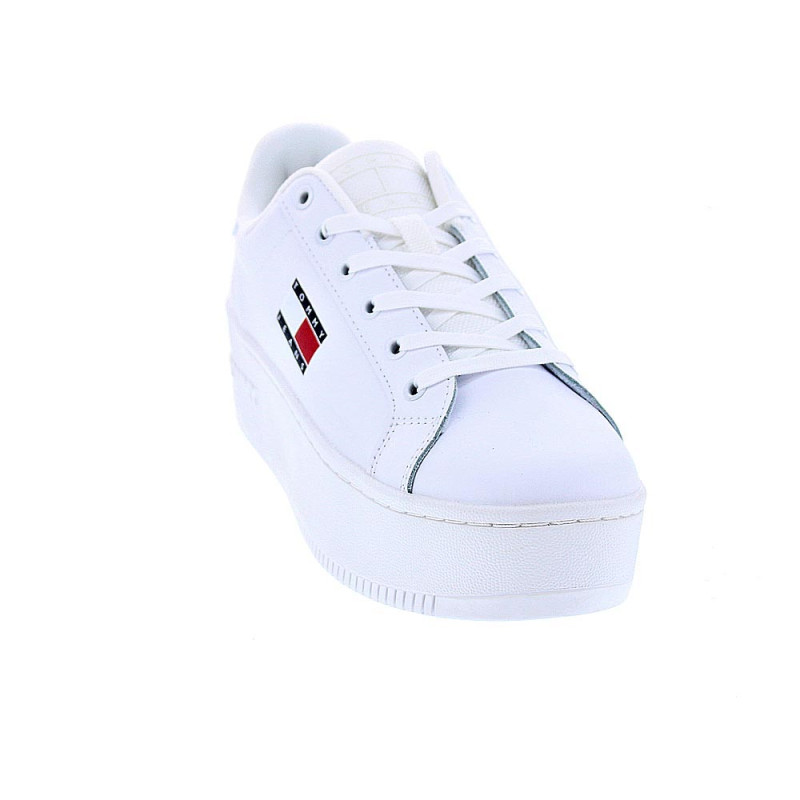 Zapatillas Tommy Hilfiger zapatos Mujer modelo Flatform Blanco 