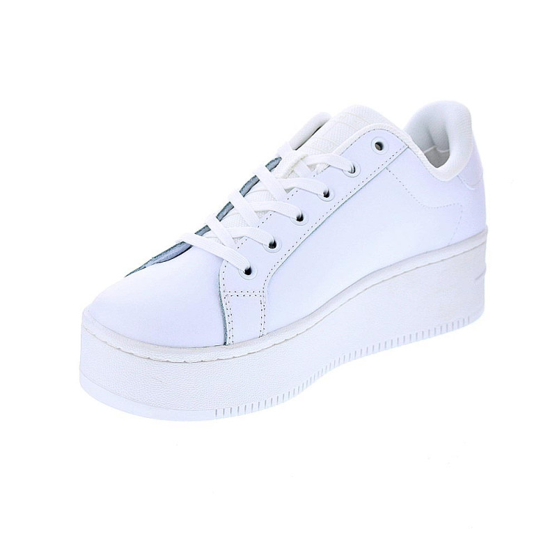 Zapatillas Tommy Hilfiger zapatos Mujer modelo Flatform Blanco 
