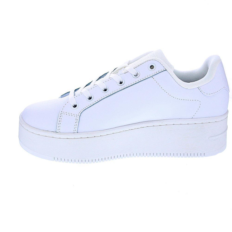 Zapatillas Tommy Hilfiger zapatos Mujer modelo Flatform Blanco 