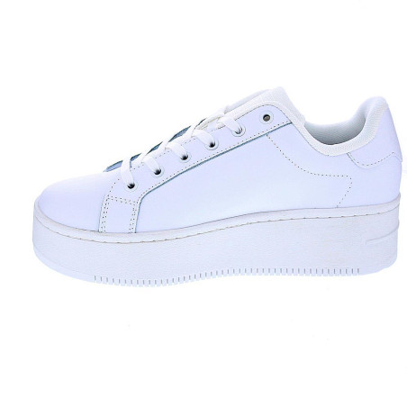 Zapatillas Tommy Hilfiger zapatos Mujer modelo Flatform Blanco 