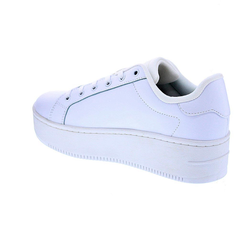 Zapatillas Tommy Hilfiger zapatos Mujer modelo Flatform Blanco 