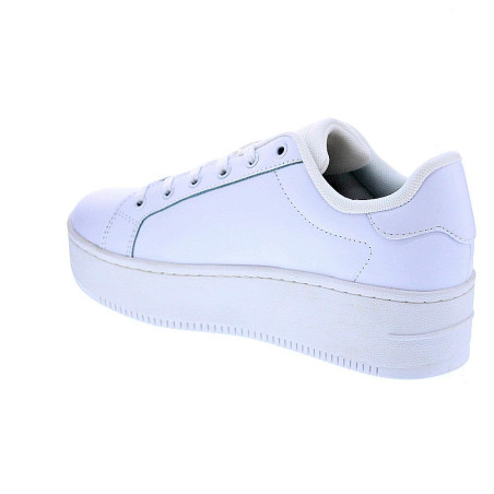 Zapatillas Tommy Hilfiger zapatos Mujer modelo Flatform Blanco 