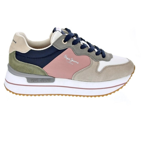 Zapatillas Pepe Jeans zapatos Mujer modelo Rusper Queen Beige 