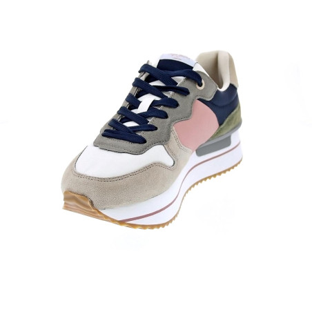 Zapatillas Pepe Jeans zapatos Mujer modelo Rusper Queen Beige 