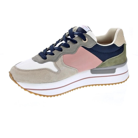 Zapatillas Pepe Jeans zapatos Mujer modelo Rusper Queen Beige 