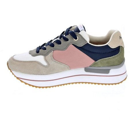 Zapatillas Pepe Jeans zapatos Mujer modelo Rusper Queen Beige 
