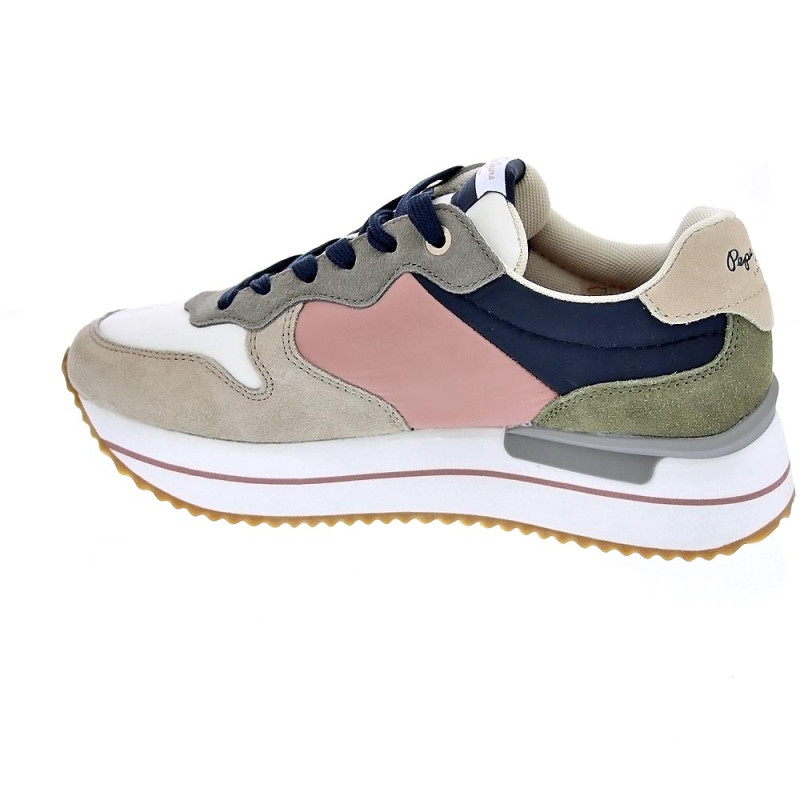 Zapatillas Pepe Jeans zapatos Mujer modelo Rusper Queen Beige 