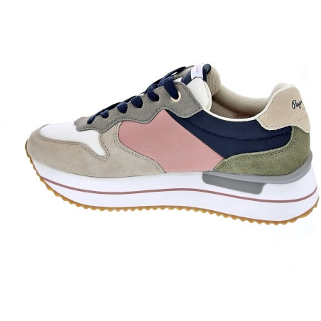 Zapatillas Pepe Jeans zapatos Mujer modelo Rusper Queen Beige 