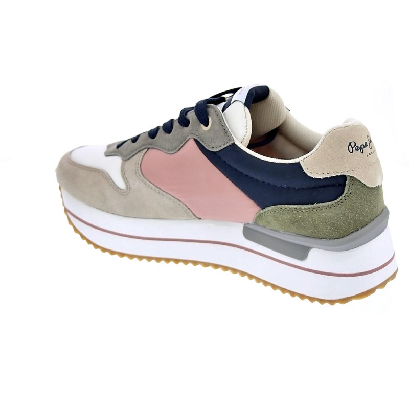 Zapatillas Pepe Jeans zapatos Mujer modelo Rusper Queen Beige 