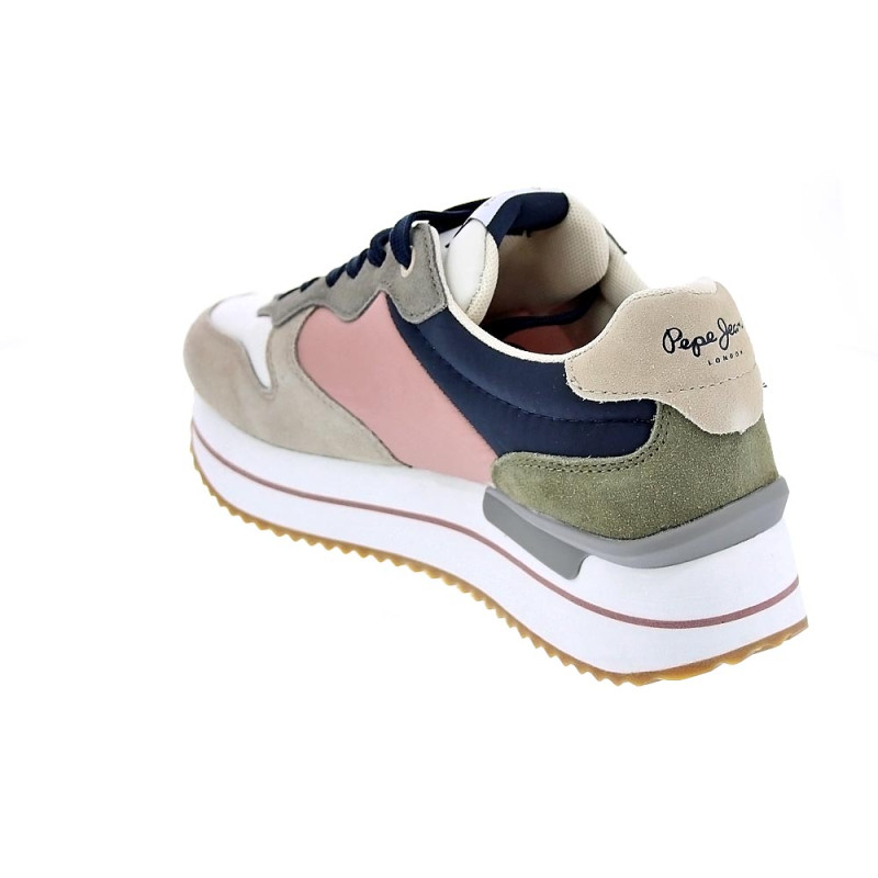 Zapatillas Pepe Jeans zapatos Mujer modelo Rusper Queen Beige 
