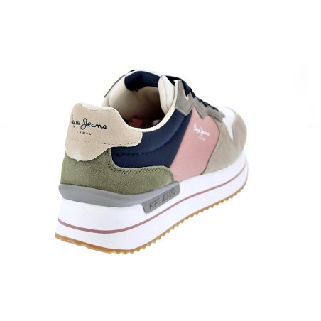 Zapatillas Pepe Jeans zapatos Mujer modelo Rusper Queen Beige 